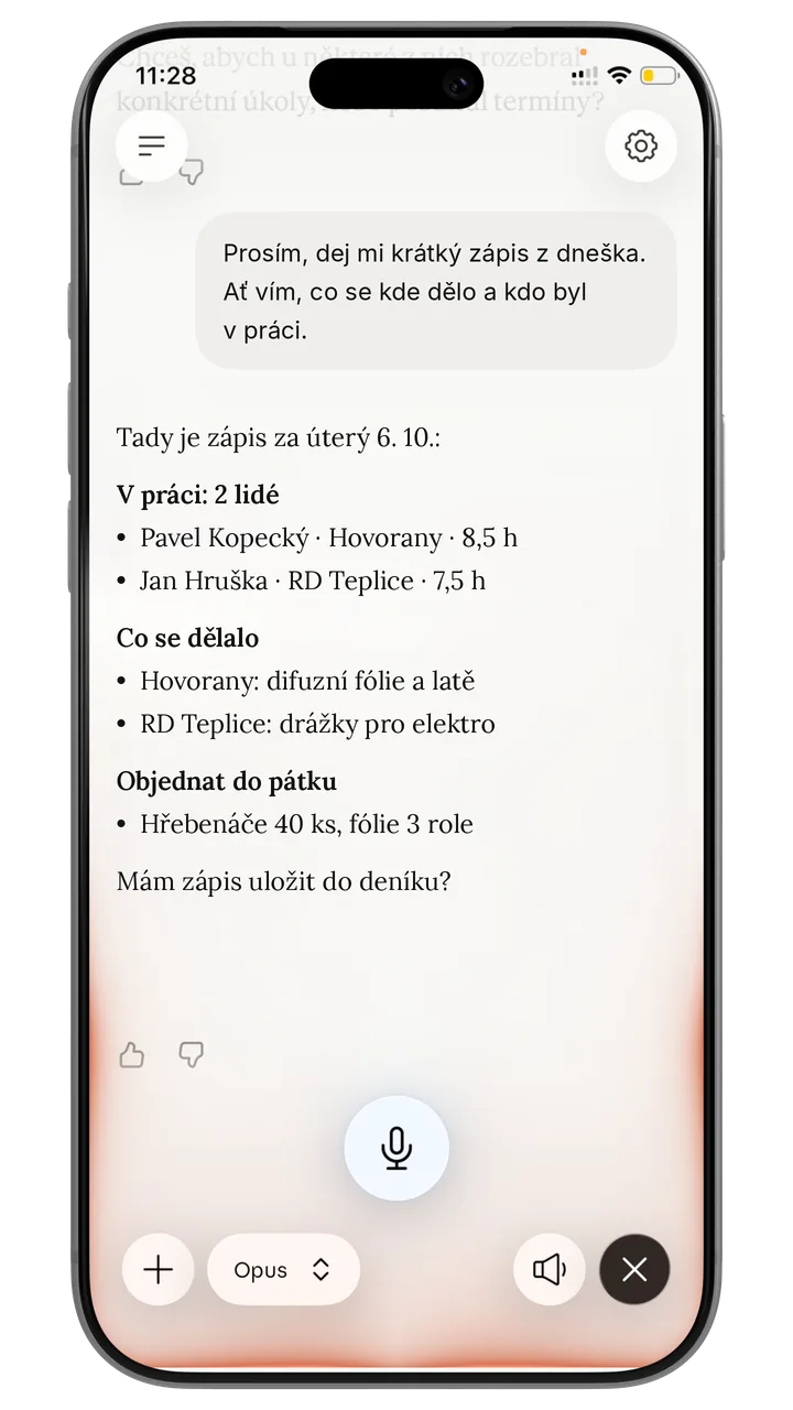 AI asistent nad daty firmy